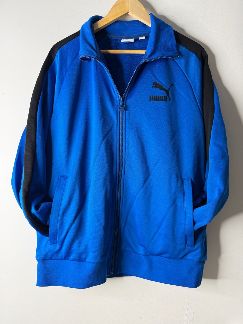 Puma Blue Performance Jacket with Black Accents